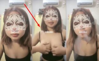 Jesicca Lepas Tanktop Pamer Uting Mungil Coklat Dream