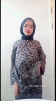 Ukhti Jilbab Daster Bunga Colmek Pake Terong Gede